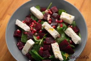 Beetroot Salad with Spinach